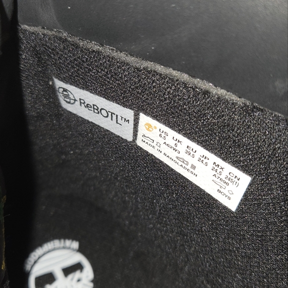SOLD NEW BLACK TIMBERLAND 39.5 EU - Picture 3 of 13